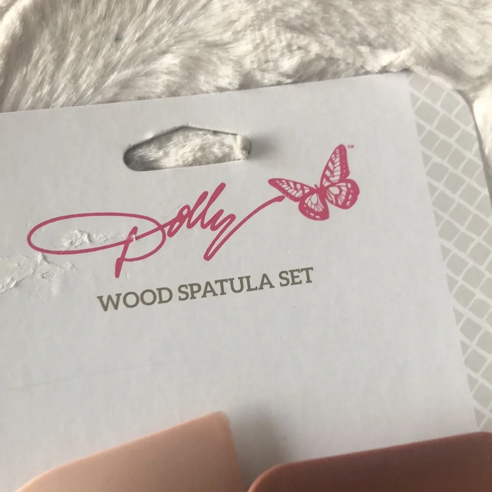 DOLLY Parton Wooden Handle Spatula Set